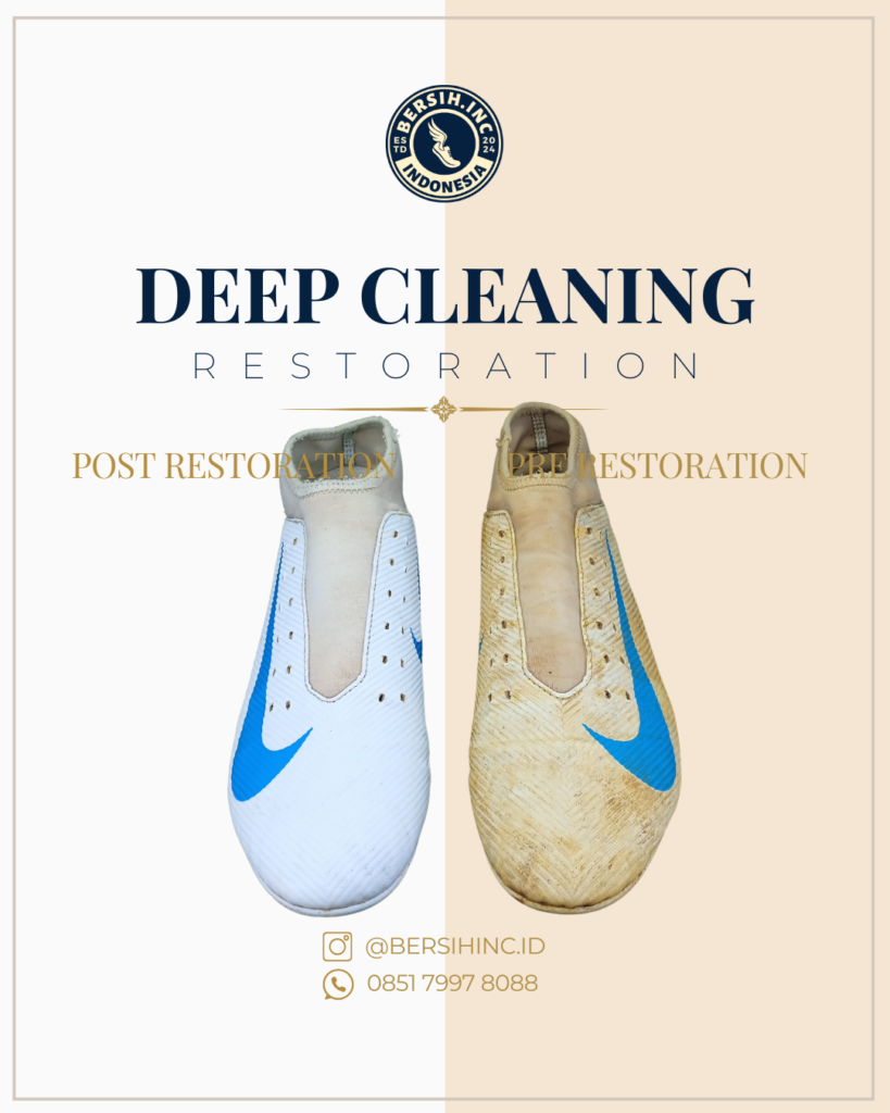 deep cleaning sepatu
